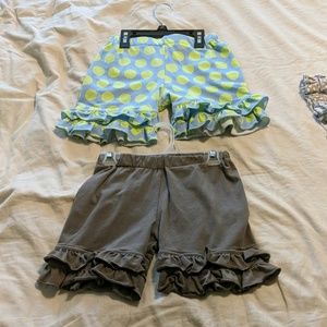 Two pairs of Lulu Grace shorts